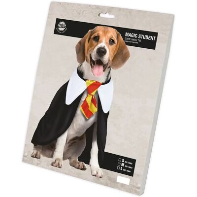 Déguisement d'Étudiant Magicien pour Chien - Halloween - Publicité Déguisement d'Étudiant Magicien pour Chien - Halloween - Publicité
