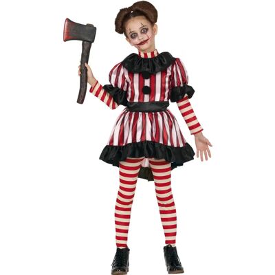 Déguisement de Fille Guirca Clown Tueur - Costume - Publicité Déguisement de Fille Guirca Clown Tueur - Costume - Publicité