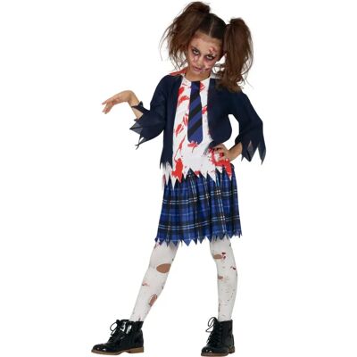 My Other Me Blue Zombie Schoolgirl Costume - Kids 5-6 yrs My Other Me Blue Zombie Schoolgirl Costume - Kids 5-6 yrs