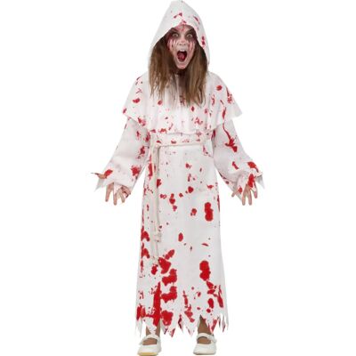 Guirca Blutiger Mönch Kinderkostüm - Größe 5-6 Jahre, Rot-Weiß - Halloween & Karneval Guirca Blutiger Mönch Kinderkostüm - Größe 5-6 Jahre, Rot-Weiß - Halloween & Karneval