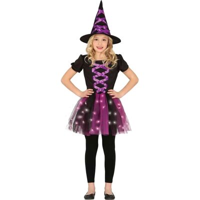 Costume Guirca - Vestito da Strega con Luci LED per Bambine 3-4 Anni Costume Guirca - Vestito da Strega con Luci LED per Bambine 3-4 Anni