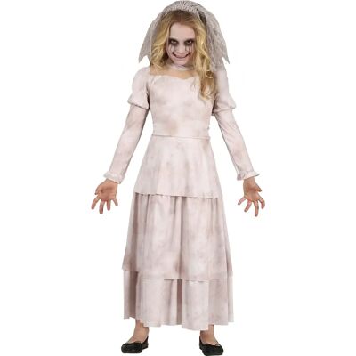 Disfraz de Fantasma Guirca para Niñas - Esqueleto Floral de Tulle - Traje Disfraz de Fantasma Guirca para Niñas - Esqueleto Floral de Tulle - Traje