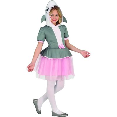 Costume da Ragazza Squalo Grigio con Gonna in Tulle - Guirca Costume da Ragazza Squalo Grigio con Gonna in Tulle - Guirca