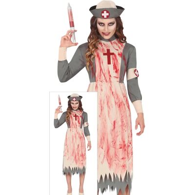 Fiestas Guirca - Nurse Dead Costume 14-16 Yrs - Costume Fiestas Guirca - Nurse Dead Costume 14-16 Yrs - Costume