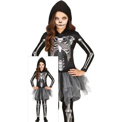 Fiestas Guirca - Déguisement squelette pour fille avec capuche - 7-9 ans - Publicité Fiestas Guirca - Déguisement squelette pour fille avec capuche - 7-9 ans - Publicité