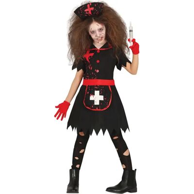 Guirca svart zombie sjuksköterska kostym för flickor Guirca svart zombie sjuksköterska kostym för flickor