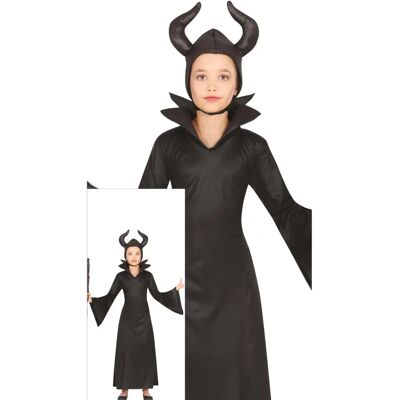 Déguisement de Maléfique pour enfants - Inclut chapeau et robe Déguisement de Maléfique pour enfants - Inclut chapeau et robe