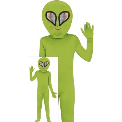 Déguisement enfant d'extraterrestre Guirca - L (129-137 cm) - Costume - Publicité Déguisement enfant d'extraterrestre Guirca - L (129-137 cm) - Costume - Publicité