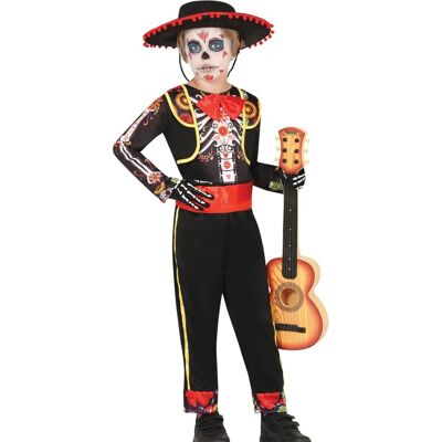 Guirca Kinder-Mariachi-skeletrokostuum - Kostuum Guirca Kinder-Mariachi-skeletrokostuum - Kostuum
