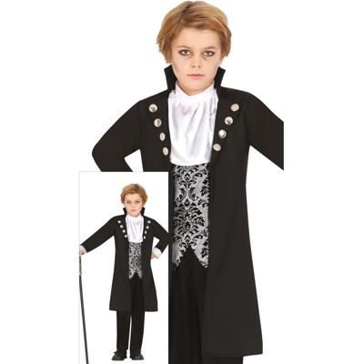 Disfraz de vampiro plateado para niños - S Disfraz de vampiro plateado para niños - S