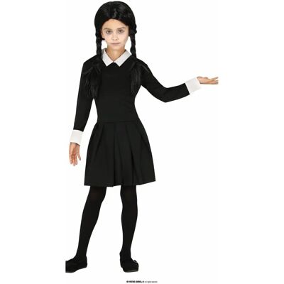 Guirca Wednesday Addams Kostým - Děti S (101-109 cm) - Kostým Guirca Wednesday Addams Kostým - Děti S (101-109 cm) - Kostým