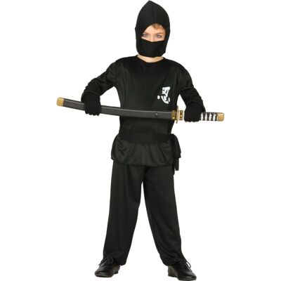 Costume de ninja pour enfant Guirca - Taille 10-12 ans Costume de ninja pour enfant Guirca - Taille 10-12 ans