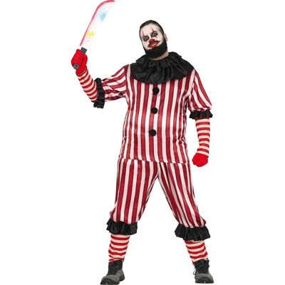 Guirca Clownkostuum Gestreept XL - Kostuum Guirca Clownkostuum Gestreept XL - Kostuum