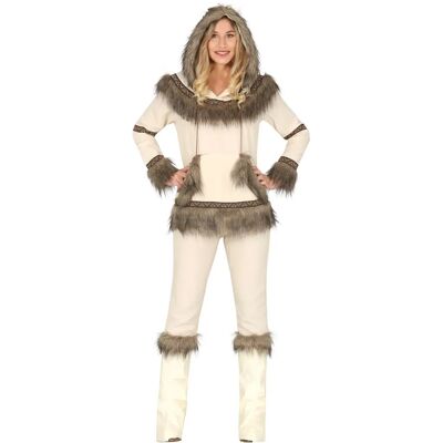 Guirca Vit Eskimo-Kostym - Vuxen 36-38 Guirca Vit Eskimo-Kostym - Vuxen 36-38