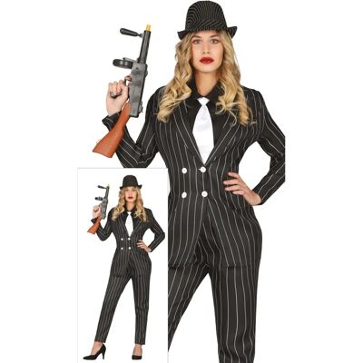 Guirca Modèle 79198 - Déguisement Fille Gangster 38-40 Guirca Modèle 79198 - Déguisement Fille Gangster 38-40
