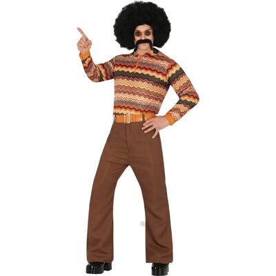 Fiestas Guirca - Costume Homme 70's - Orange - Déguisement pour Hommes - Publicité Fiestas Guirca - Costume Homme 70's - Orange - Déguisement pour Hommes - Publicité