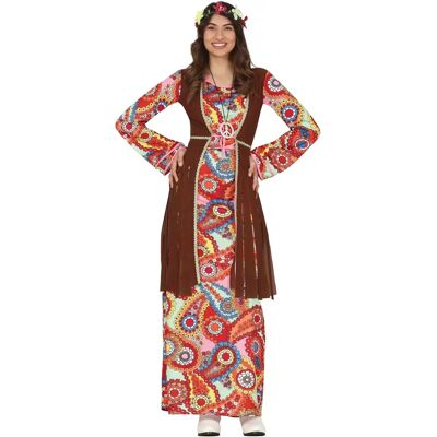Vestito Hippie Guirca L - Costume Vestito Hippie Guirca L - Costume