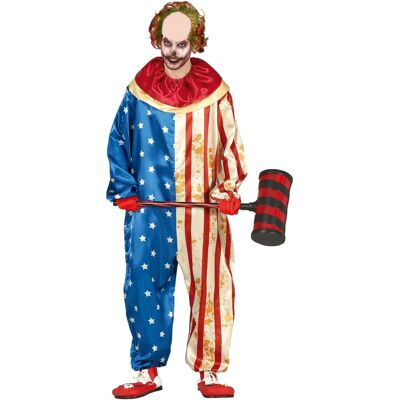 Disfraz de Payaso Patriótico Guirca - Halloween - Disfraces Disfraz de Payaso Patriótico Guirca - Halloween - Disfraces