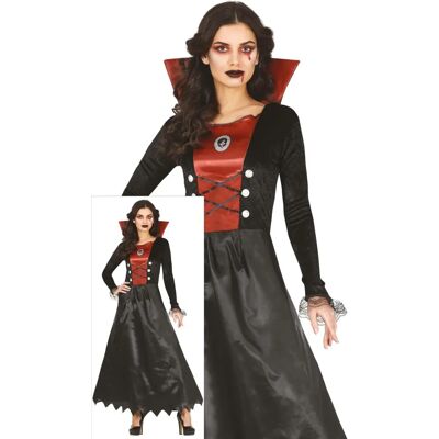 Déguisement de Vampire Guirca Rouge et Noir Taille 42/44 Déguisement de Vampire Guirca Rouge et Noir Taille 42/44