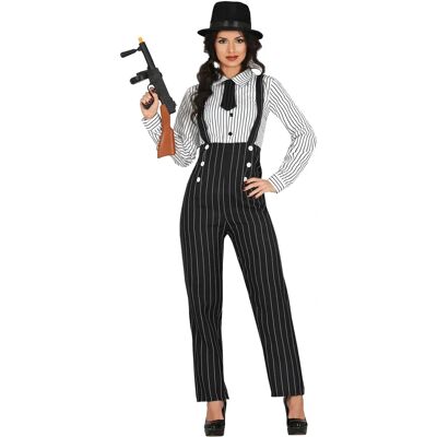 Déguisement de Femme Gangster Guirca - Original et Amusant - Chemise & Pantalon Déguisement de Femme Gangster Guirca - Original et Amusant - Chemise & Pantalon