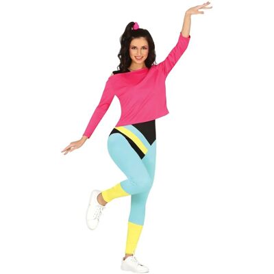Déguisement de gymnaste adulte Guirca - Costume d'entraîneur des années 80 pour femme - Publicité Déguisement de gymnaste adulte Guirca - Costume d'entraîneur des années 80 pour femme - Publicité