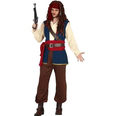 Guirca Pirate Costume for Men - Size S 46-48 Guirca Pirate Costume for Men - Size S 46-48