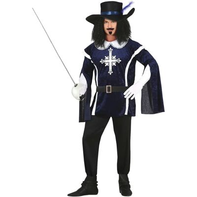 Déguisement de Mousquetaire Bleu Élégant Guirca - Costumes Déguisement de Mousquetaire Bleu Élégant Guirca - Costumes