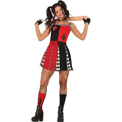 Disfraz de Porrista Harlequín - Talla L Disfraz de Porrista Harlequín - Talla L