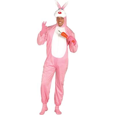 Déguisement de Lapin Adulte - Rose & Blanc - Costume - Publicité Déguisement de Lapin Adulte - Rose & Blanc - Costume - Publicité