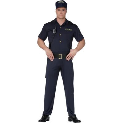 Disfraz de Policía Guirca Talla L Manga Corta Disfraz de Policía Guirca Talla L Manga Corta