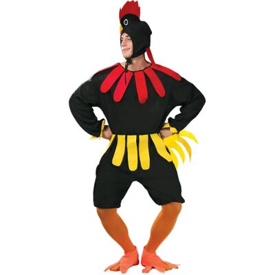 Déguisement Coq Noir Taille L - Fiestas Guirca Déguisement Coq Noir Taille L - Fiestas Guirca