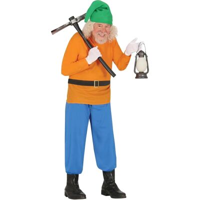 Gnome Mine Dwarf Costume - Adult Cartoon Character Gnome Mine Dwarf Costume - Adult Cartoon Character