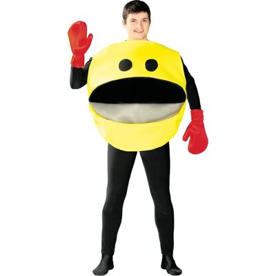Déguisement Pac-Man pour adultes - Inspiré du jeu vidéo - Taille unique Déguisement Pac-Man pour adultes - Inspiré du jeu vidéo - Taille unique