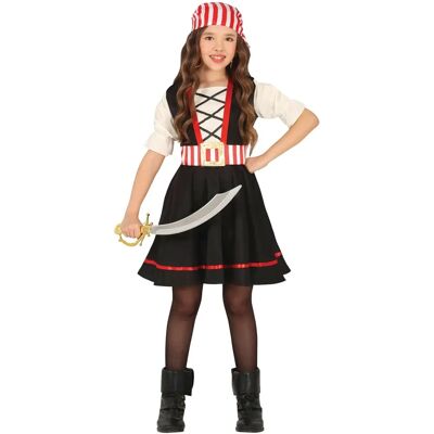 Fiestas Guirca - Disfraz de Pirata para Niña 7-9 Años Fiestas Guirca - Disfraz de Pirata para Niña 7-9 Años