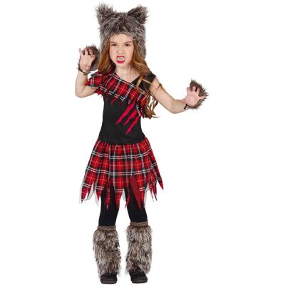 Guirca Kinderkostüm - Wolf Mädchen 3-4 Jahre Guirca Kinderkostüm - Wolf Mädchen 3-4 Jahre