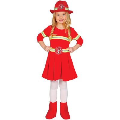 Déguisement de pompier fille Rubies - 3-4 ans Déguisement de pompier fille Rubies - 3-4 ans