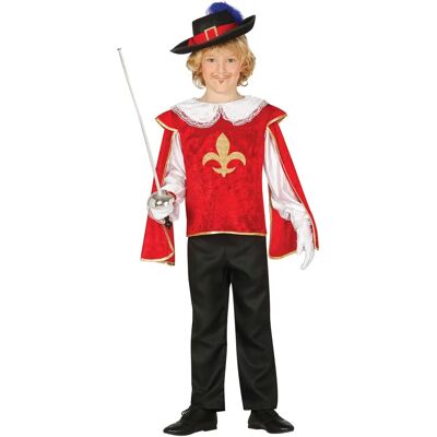 Ensemble de Costume Enfant Guirca - Mousquetaire Rouge 128-137cm Ensemble de Costume Enfant Guirca - Mousquetaire Rouge 128-137cm