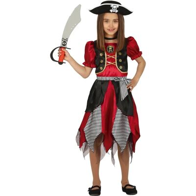 Déguisement de Fille Pirate DISFRAZZES - Jupe Colorée - 10-12 Ans Déguisement de Fille Pirate DISFRAZZES - Jupe Colorée - 10-12 Ans