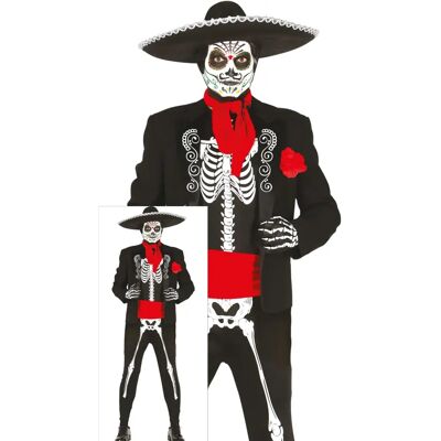 Costume Squelette Mexicain Jour des Morts - Adulte Costume Squelette Mexicain Jour des Morts - Adulte