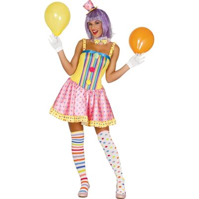 Costume de Clown Pastel Rubies pour Femme - 42-44 Costume de Clown Pastel Rubies pour Femme - 42-44