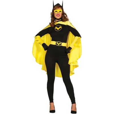 Fiestas Guirca - Costume Donna Pipistrello Super Eroina In Spandex Tag - Costume Fiestas Guirca - Costume Donna Pipistrello Super Eroina In Spandex Tag - Costume