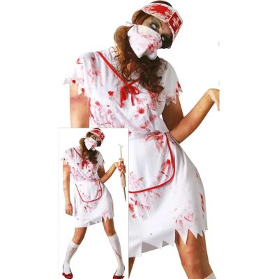 Disfraz de Enfermera Zombi - M - Disfraces y Accesorios Disfraz de Enfermera Zombi - M - Disfraces y Accesorios
