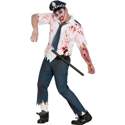 Déguisement de policier zombie - Taille M - Costume - Publicité Déguisement de policier zombie - Taille M - Costume - Publicité