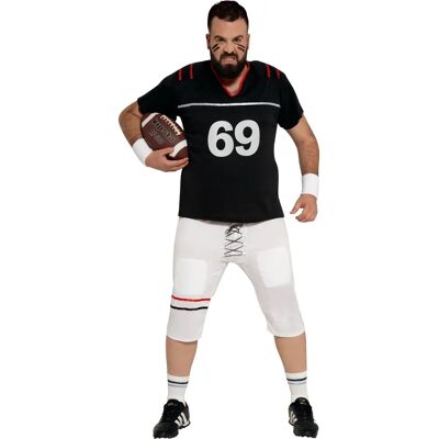 My Other Me Costume de Foot américain - XL Noir et Blanc My Other Me Costume de Foot américain - XL Noir et Blanc