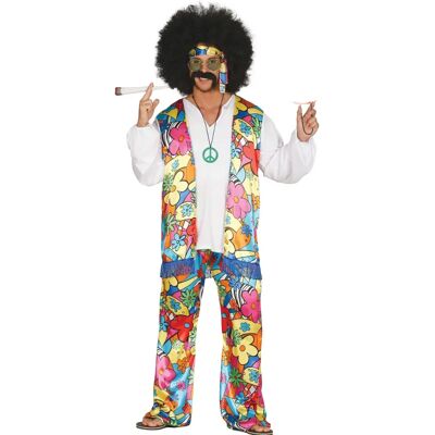 Guirca Modrý Hippie Kostým M - Kostým Guirca Modrý Hippie Kostým M - Kostým