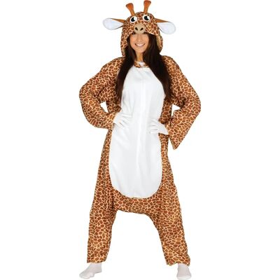 Giraffe Adult Costume - Hooded Jumpsuit for Animals & Humor Themes Giraffe Adult Costume - Hooded Jumpsuit for Animals & Humor Themes