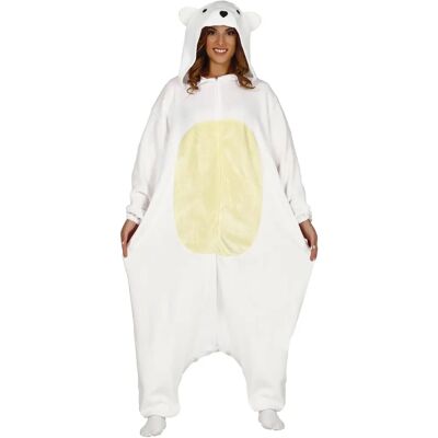 Animal Adult polar bear jumpsuit - Costume Animal Adult polar bear jumpsuit - Costume