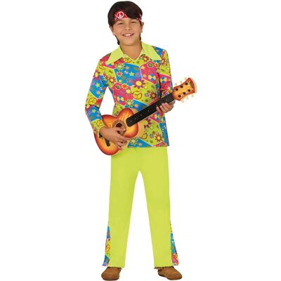 Déguisement Hippie pour Garçons Guirca - Taille 5-6 Ans Déguisement Hippie pour Garçons Guirca - Taille 5-6 Ans