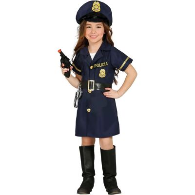 Déguisement Fille Policière Guirca - Robe, Chapeau, Ceinture - 3-4 Ans Déguisement Fille Policière Guirca - Robe, Chapeau, Ceinture - 3-4 Ans