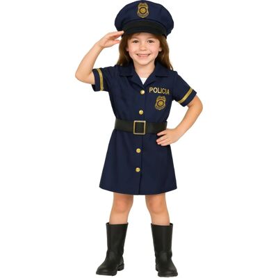 Costume de Policière pour Fille - Uniforme de Police pour Enfants - 5-6 Ans Costume de Policière pour Fille - Uniforme de Police pour Enfants - 5-6 Ans